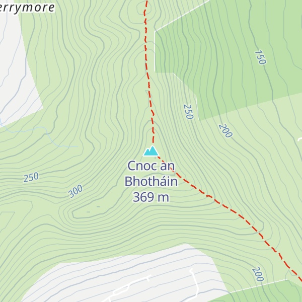 Map of Cnoc an Bhotháin
