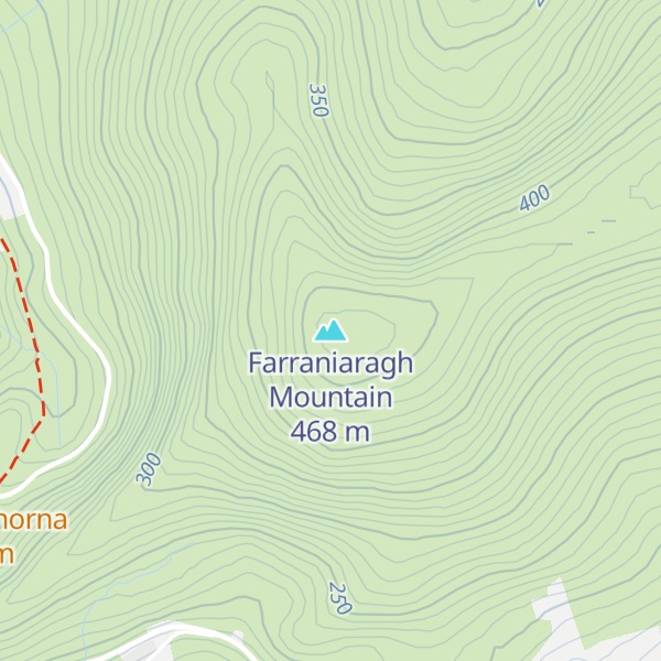 Map of Farraniaragh Mountain