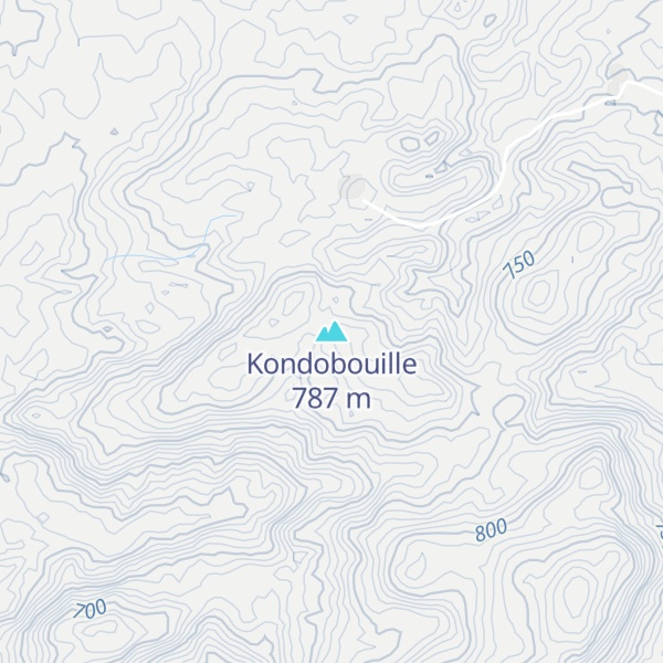 Map of Kondobouille