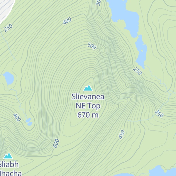 Map of Slievanea NE Top