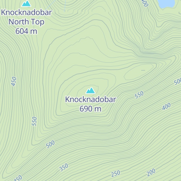 Map of Knocknadobar