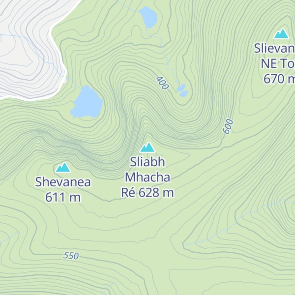 Map of Sliabh Mhacha Ré