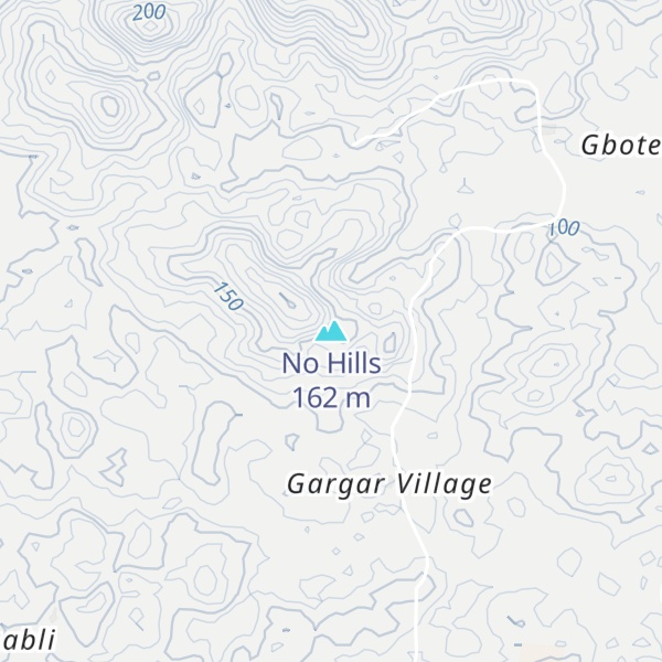 Map of No Hills