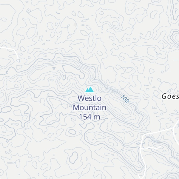 Map of Westlo Mountain