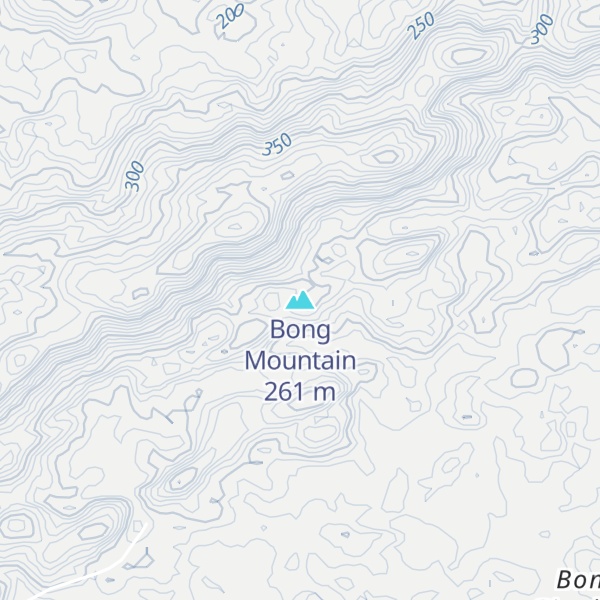 Map of Bong Mountain