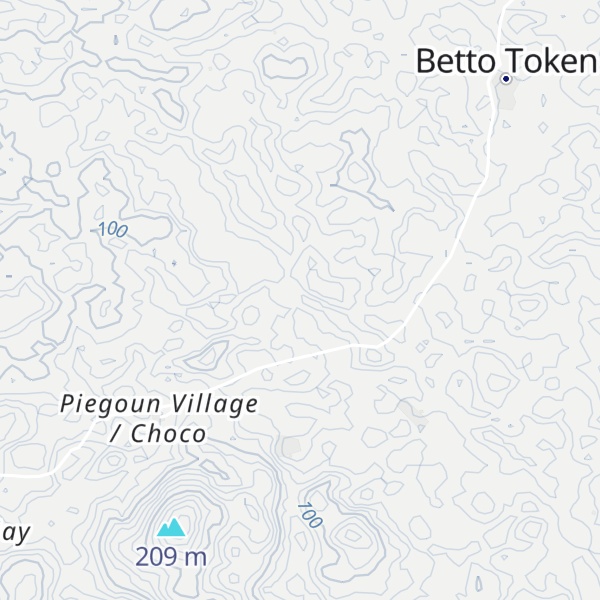Map of Gho Mountain
