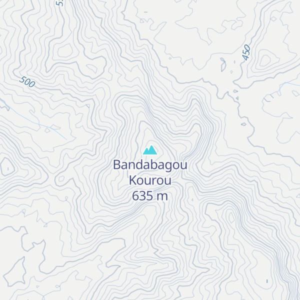 Map of Bandabagou Kourou