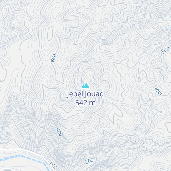 Map of Jebel Jouad