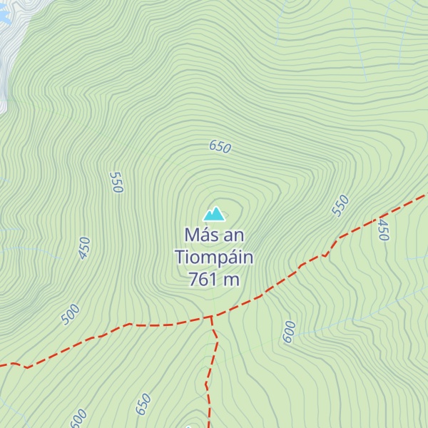 Map of Más an Tiompáin