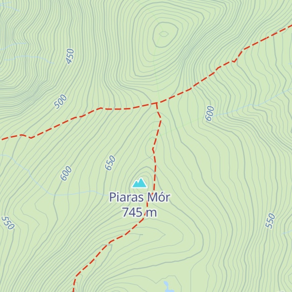 Map of Pierasmore North Top