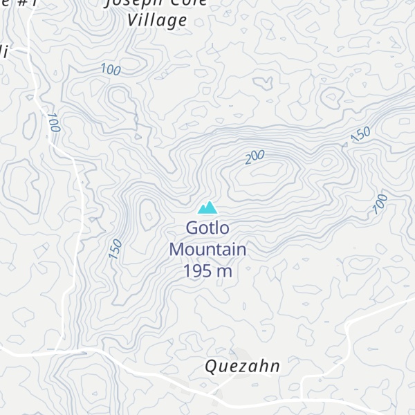 Map of Gotlo Mountain