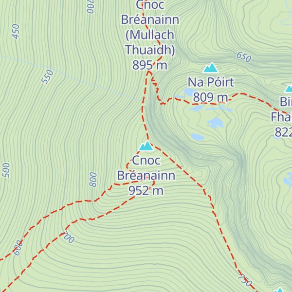 Map of Cnoc Bréanainn