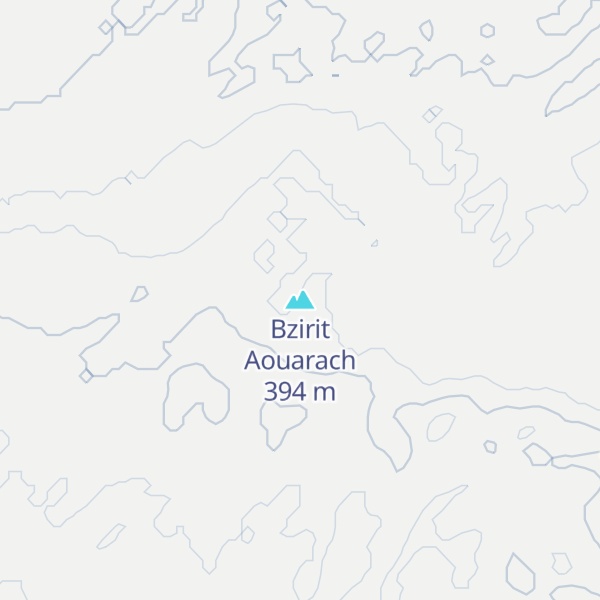 Map of Bzirit Aouarach