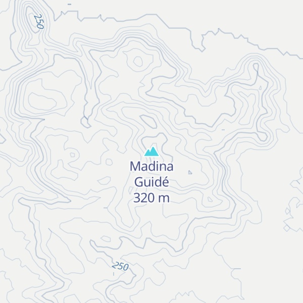 Map of Madina Guidé
