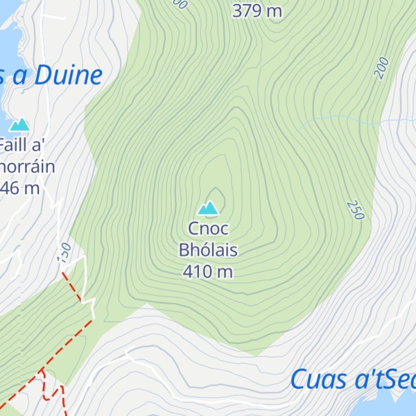 Map of Cnoc Bhólais