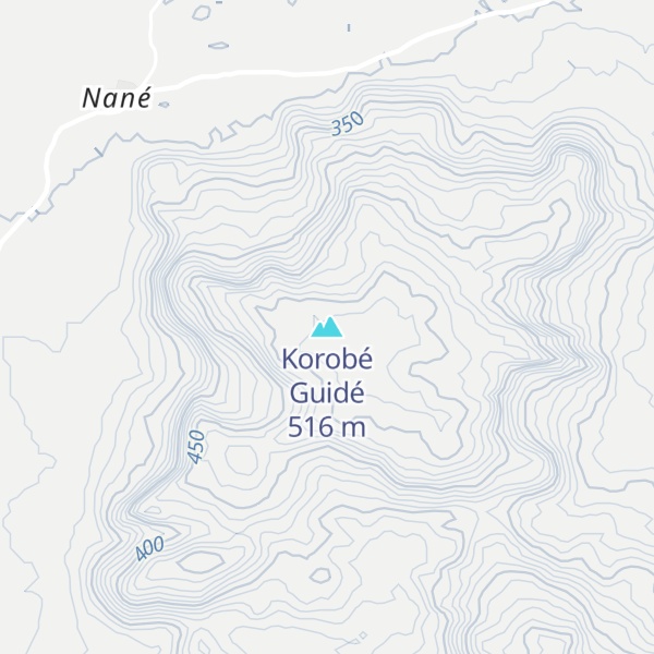 Map of Korobé Guidé