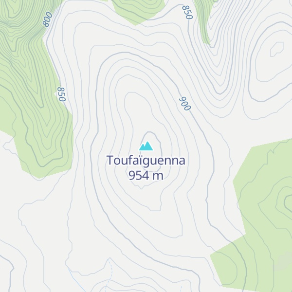 Map of Toufaïguenna