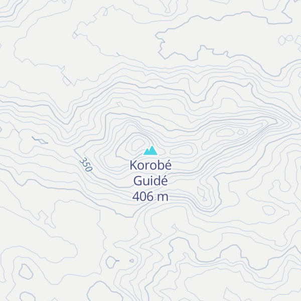 Map of Korobé Guidé