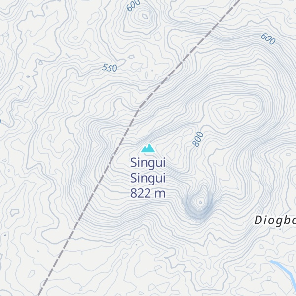 Map of Singui Singui