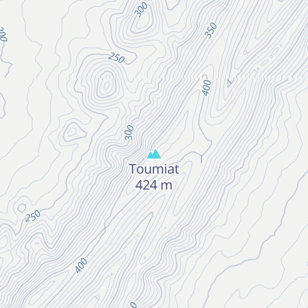 Map of Toumiat