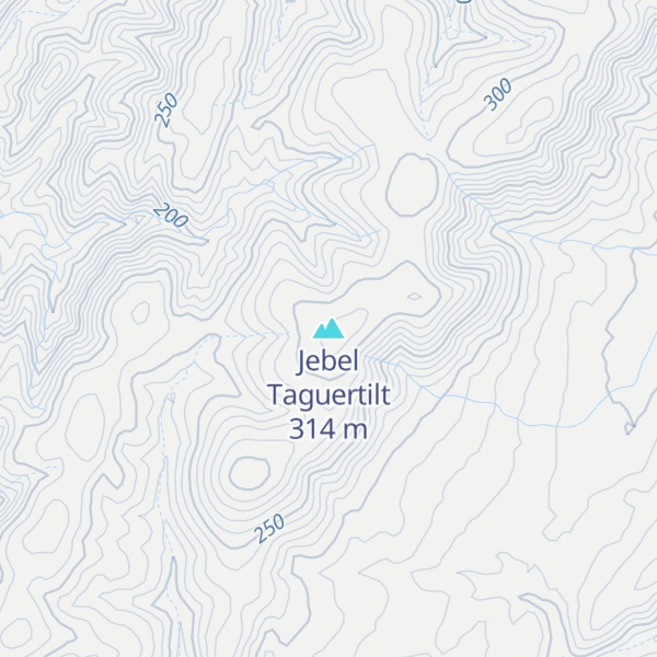 Map of Jebel Taguertilt