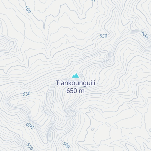 Map of Tiankounguili