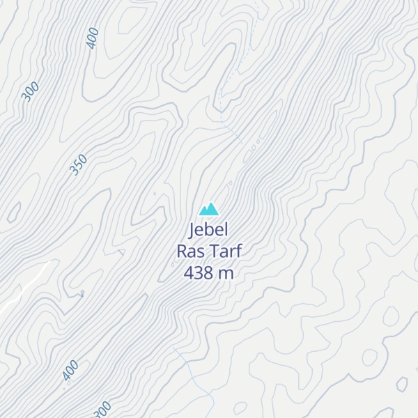 Map of Jebel Ras Tarf