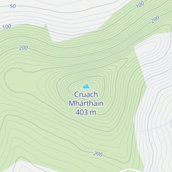 Map of Cruach Mhárthain