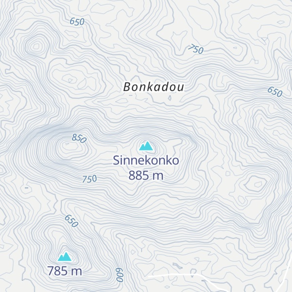Map of Sinnekonko