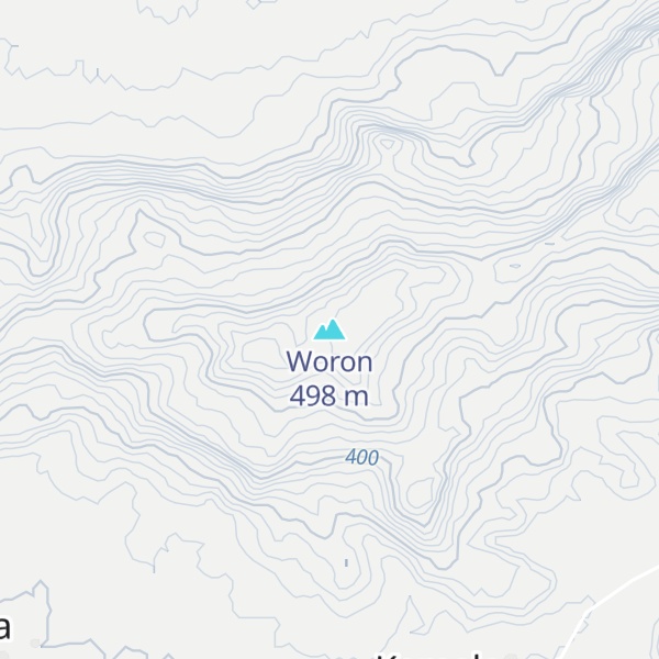 Map of Woron