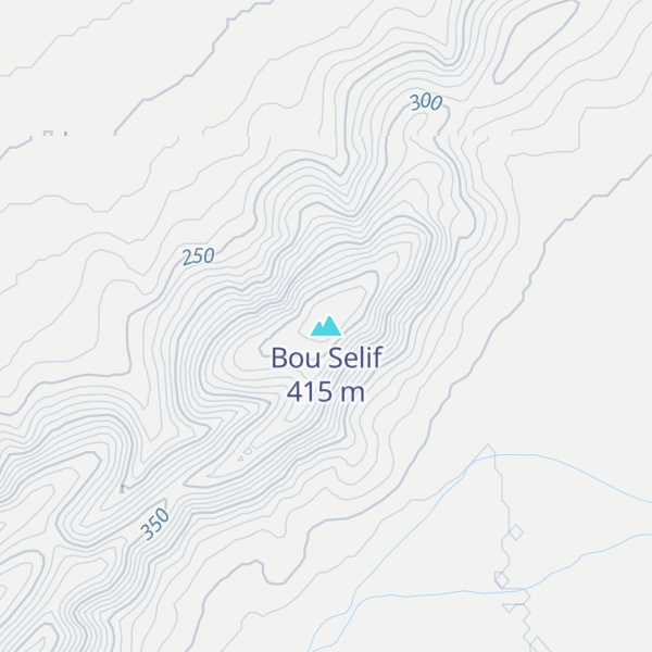 Map of Bou Selif