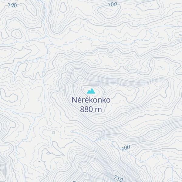 Map of Nérékonko
