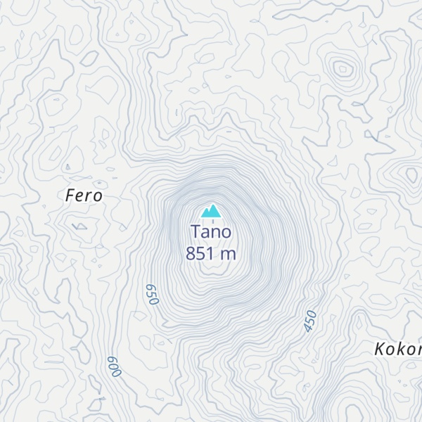 Map of Tano