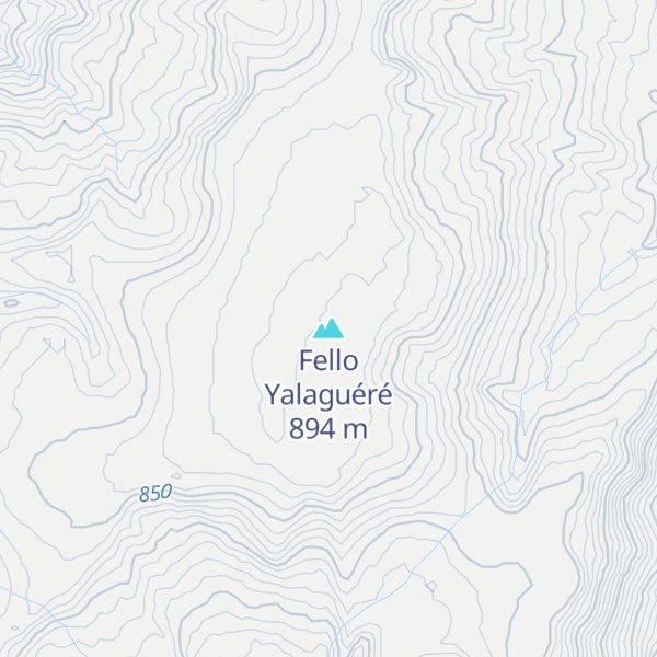 Map of Fello Yalaguéré