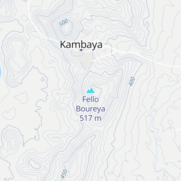 Map of Fello Boureya