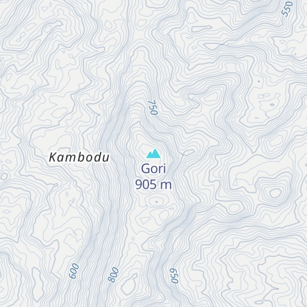 Map of Gori
