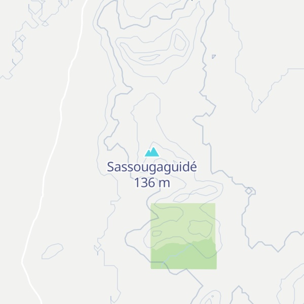 Map of Sassougaguidé