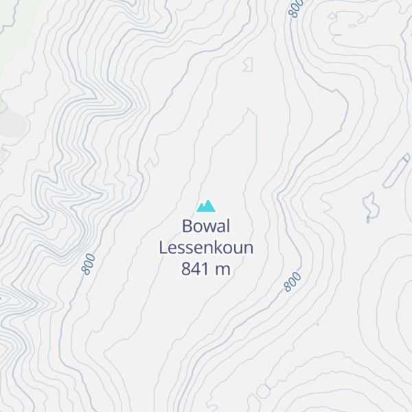 Map of Bowal Lessenkoun
