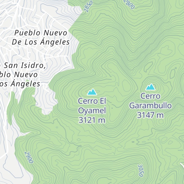 Map of Cerro El Oyamel