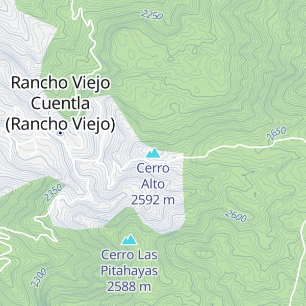Map of Cerro Alto