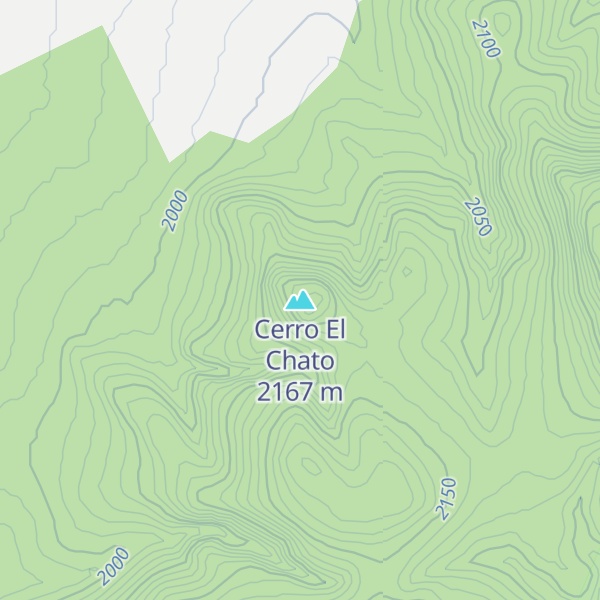 Map of Cerro El Chato