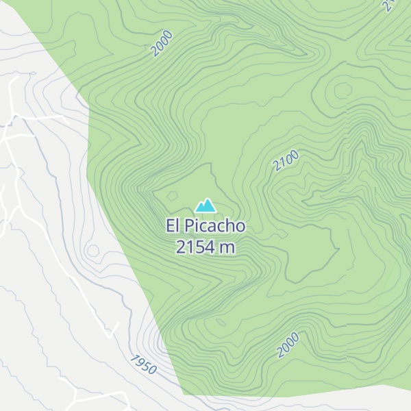 Map of El Picacho