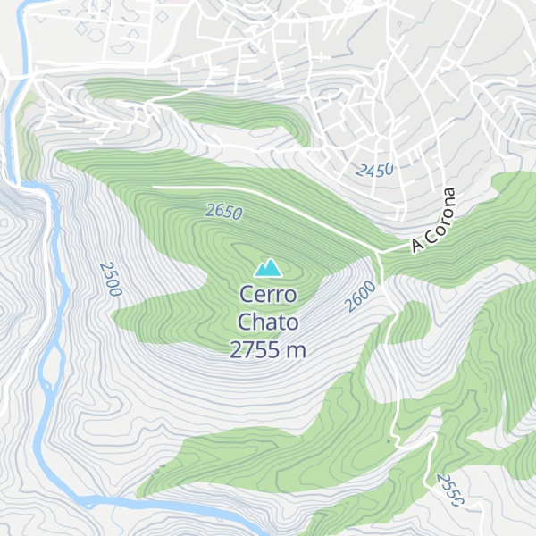 Map of Cerro Chato