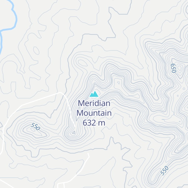 Map of Meridian Mountain