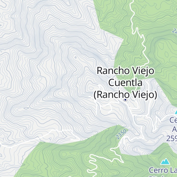 Map of Cerro Los Magueyes