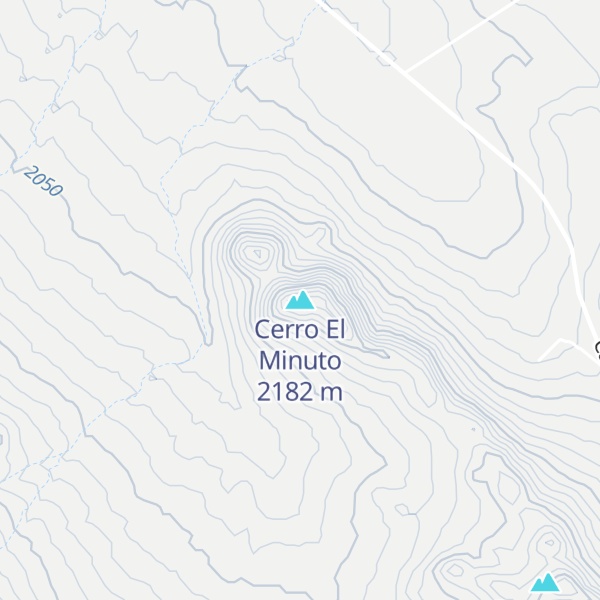 Map of Cerro El Minuto