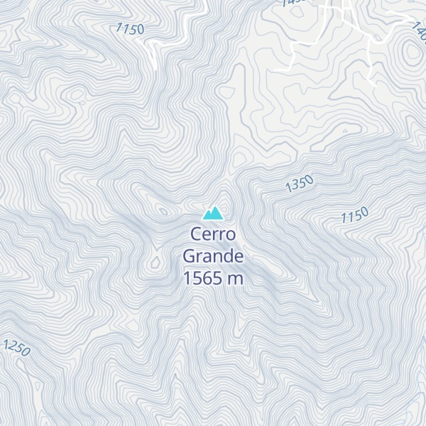 Map of Cerro Grande