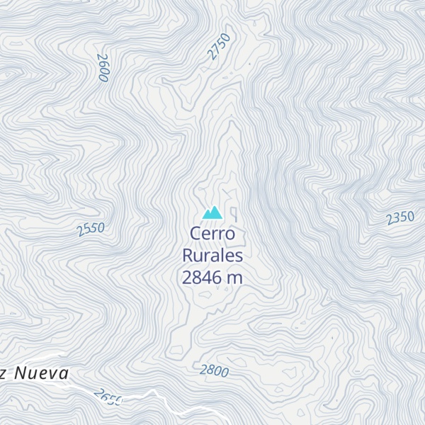 Map of Cerro Rurales