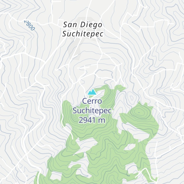Map of Cerro Suchitepec