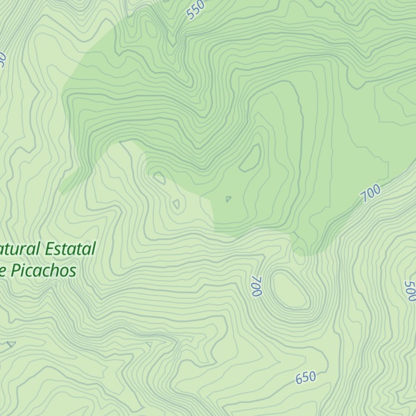Map of Mesa El Peñón